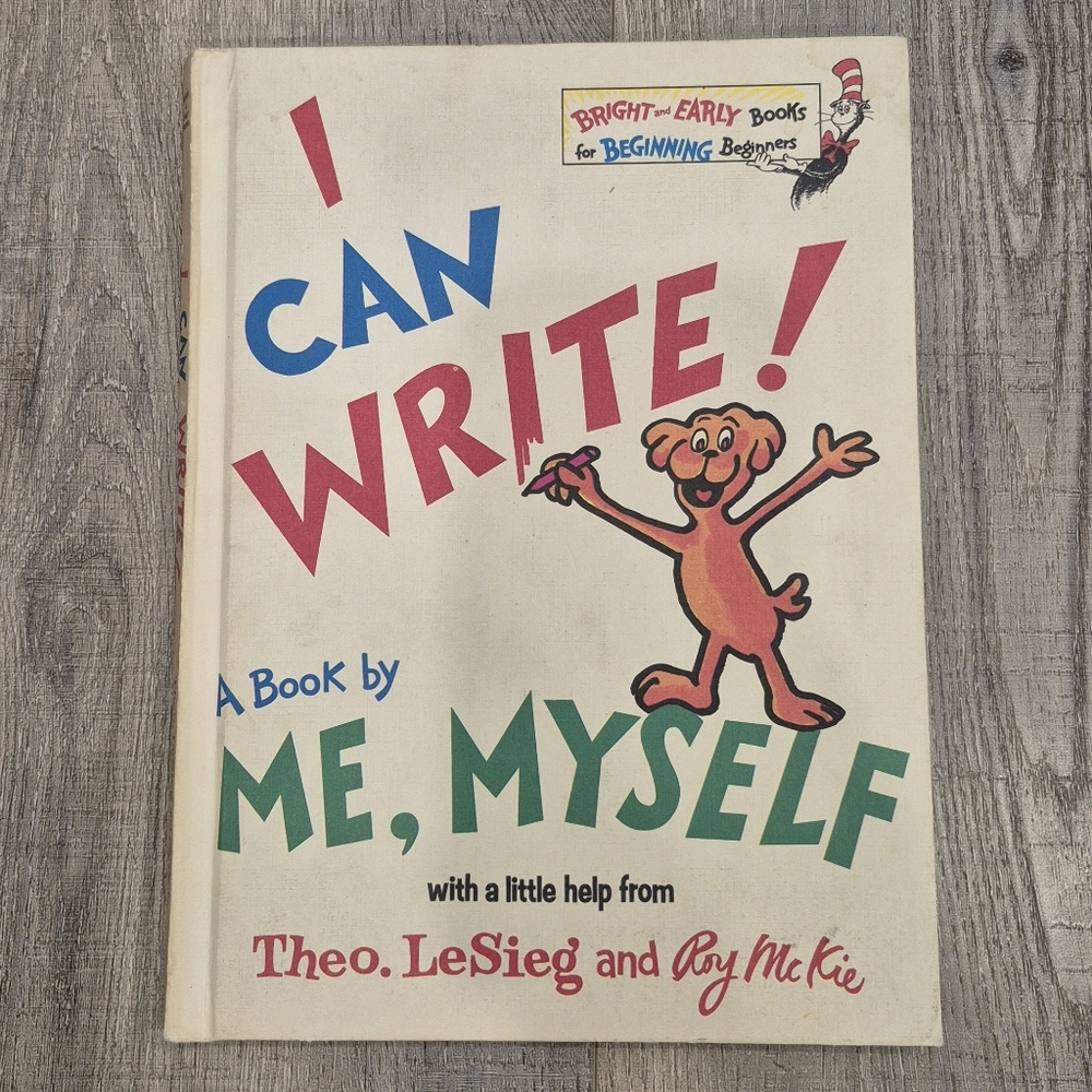 I CAN WRITE! Hardcover Children's Book